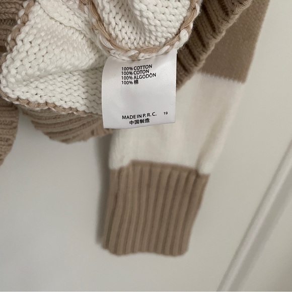 Brandy Melville NWOT striped 100% cotton sweater - Picture 10 of 12